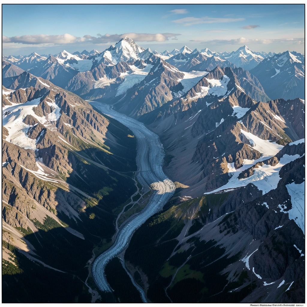 Chaîne de montagnes himalayennes